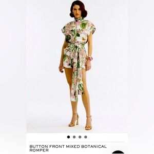 BNWT Oscar De La Renta Botanical  Romper Size 6 Retail $2390 sold Out